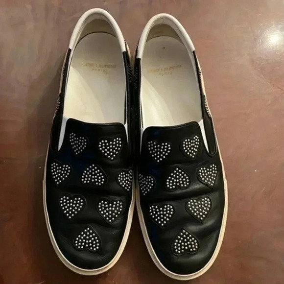 Saint Laurent Paris black loafers size 41/11 - Picture 1 of 8